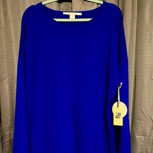 Beautiful blue sweater.